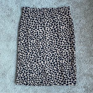 Ann Taylor, Leopard Print A-line Skirt sz 6T